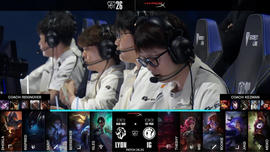 bbin宝盈集团 IG vs LYON 手感火热 IG能否继续强势